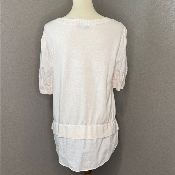 Loft short sleeve sweater LARGE - Picture 2 of 4